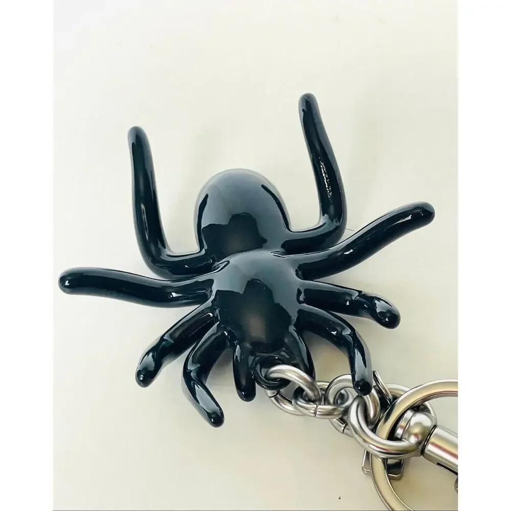 Coach CAX79 Spider Halloween Bag Charm Black Enamel